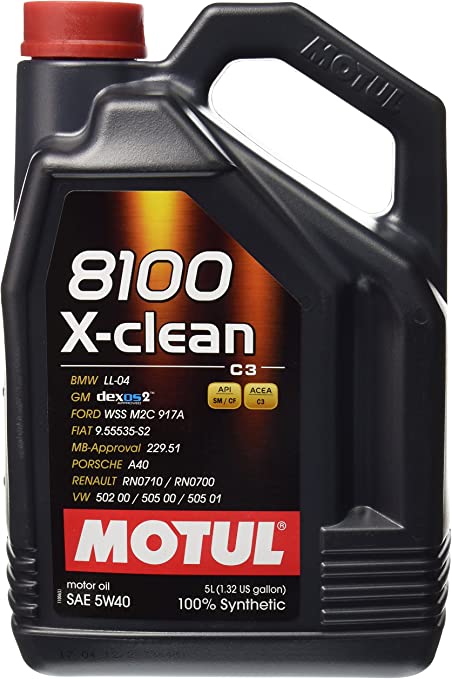 Aceite Motor Motul 8100 X-Clean 5W-40